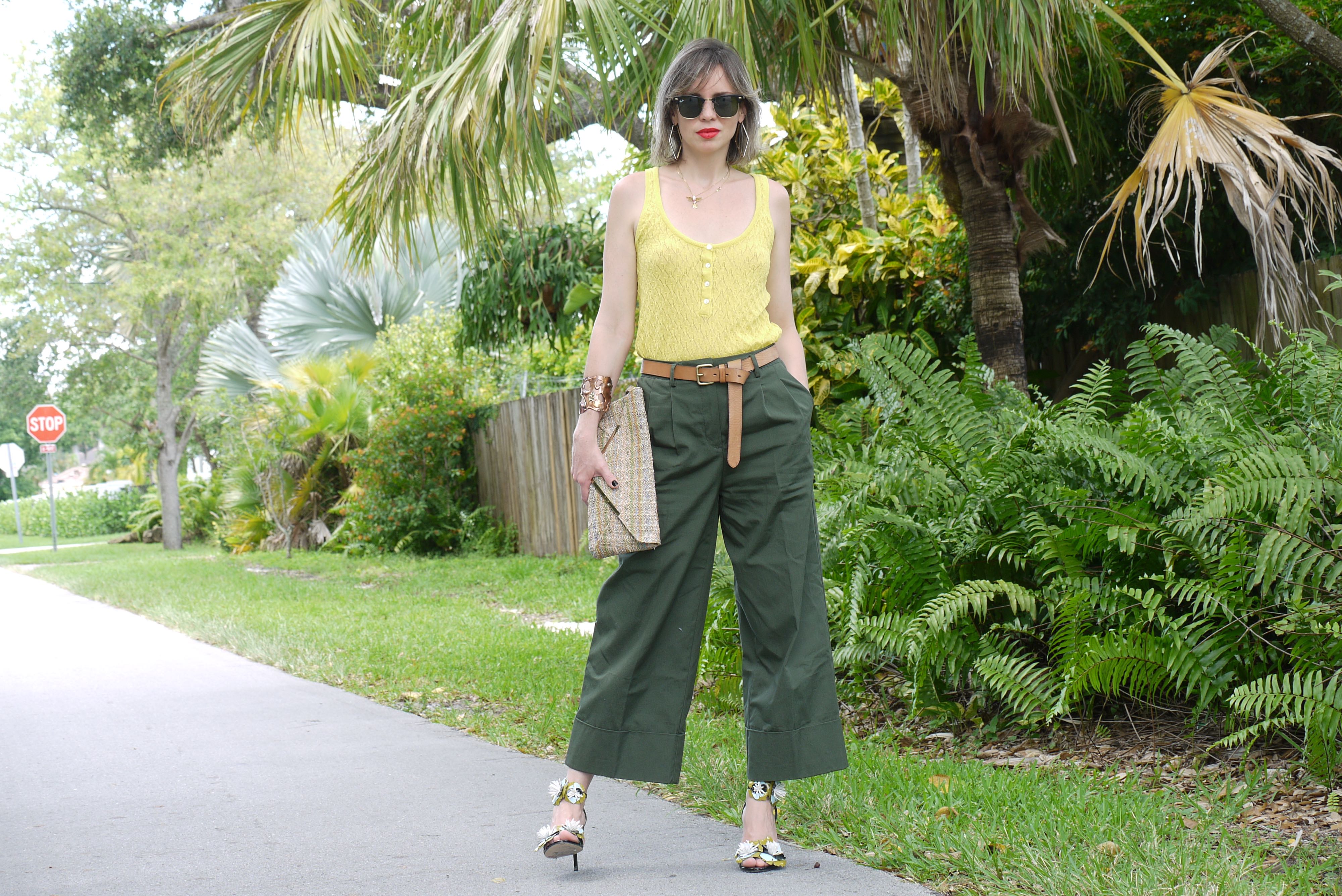 Alba Marina fashion blogger from Mylovelypeople blog shares with you how to combine a culottes pants from WhoWhatWear